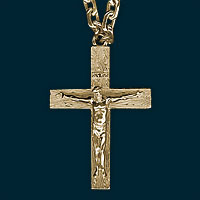 Нательный крест  золото